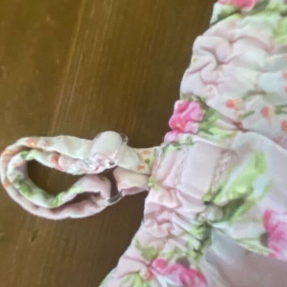 Children’s Place Floral Blouse Off Shoulder Toddler Size 4 XS - Picture 5 of 7